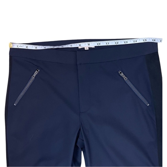 Rebecca Taylor Audra Tuxedo Side Stripe Pants Ankle Crop Navy Blue - Picture 11 of 11